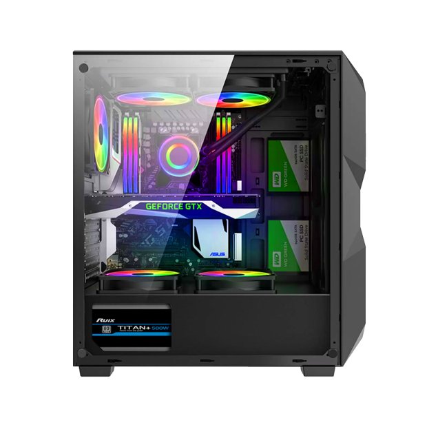 Computador PC Gamer Ryzen 5 Placa de Vídeo 8gb SSD 500 700w Gabinete Gamer  Rgb Wifi Windows 11 Jogos instalados