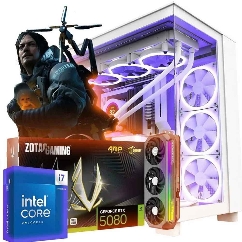 Computador Gamer I7 14700k, RTX 5080, Ram DDR5, 850w, SSD Nvme M.2 Computador Gamer I7 14700k, RTX 5080, Ram DDR5, 850w, SSD Nvme M.2