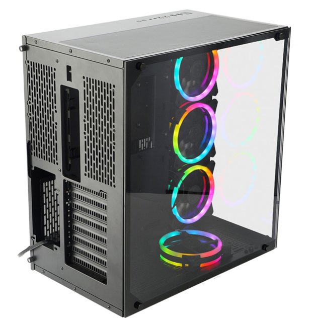 Computador PC Gamer Nível 80 - AMD / Ryzen 7 7700 + Watercooler 240mm / RTX 3080 10GB / 32GB 5600mhz / Fonte 750w 80 Plus / Gabinete Aquário