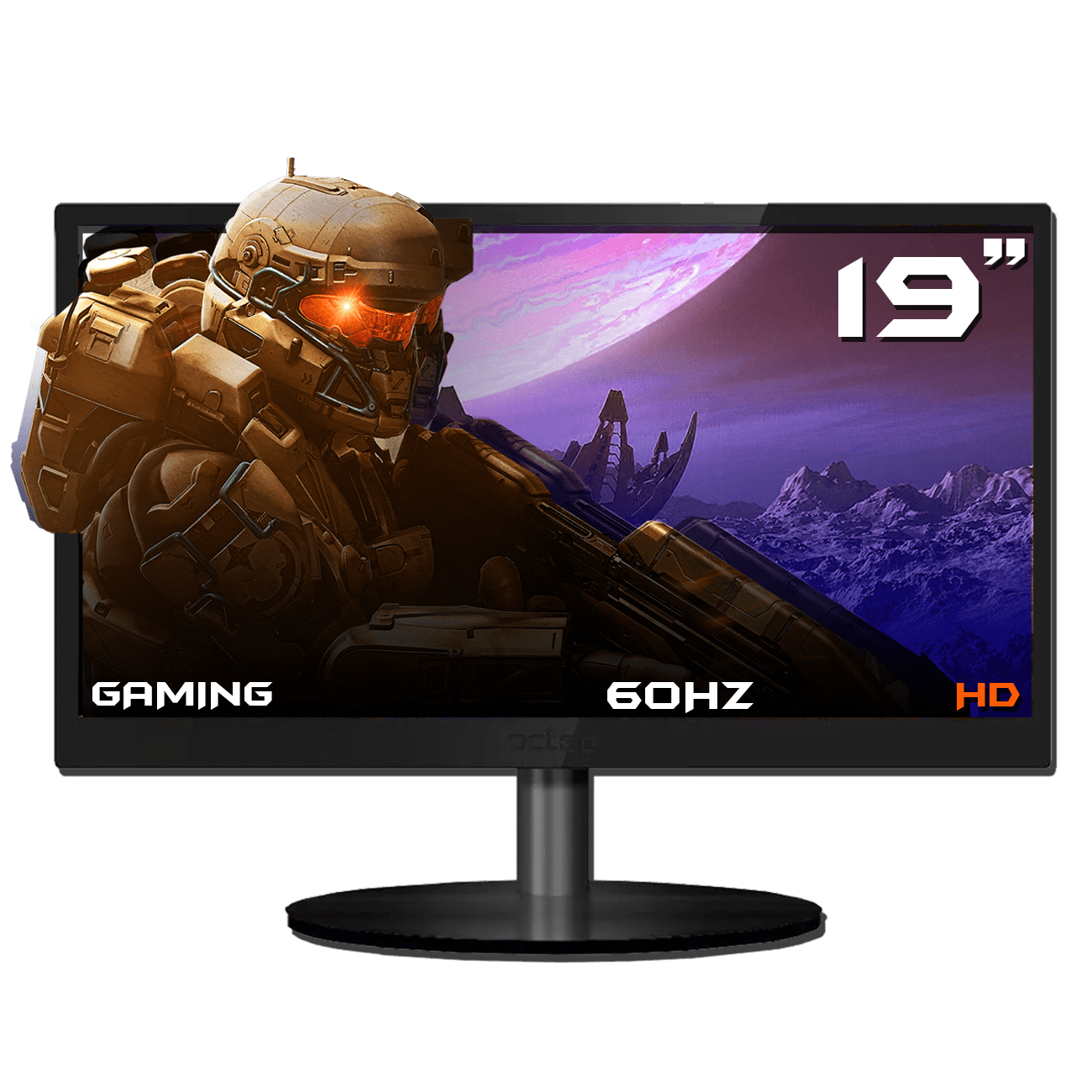 Monitor Led PCTOP, Gamer, 19 Polegadas, HD, 60Hz, HDMI/VGA + NFE e ...
