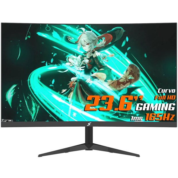 Monitor Gamer 23,6' CURVO, Full HD, Fast VA, 1ms, 165Hz, FreeSync/G ...