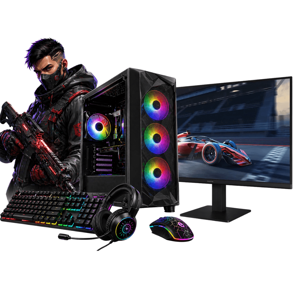 Computador PC Gamer Nível 10 Completo, AMD Ryzen 5 5600G, Placa de