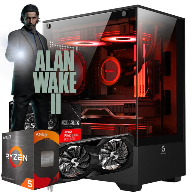 PC Gamer para Alan Wake 2 Ryzen 5 5600xt, Rx 6600 8GB, Ram DDR4, Nvme ...