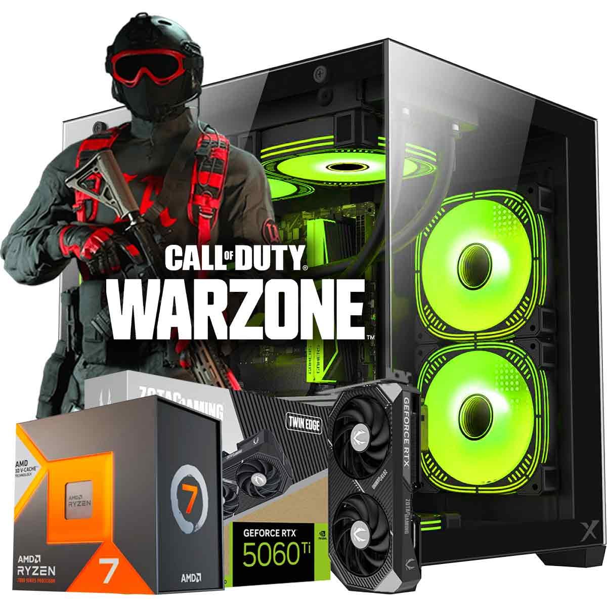 Computador Gamer para Call of Duty Warzone Ultra Ryzen 7 7800X3D, RTX ...