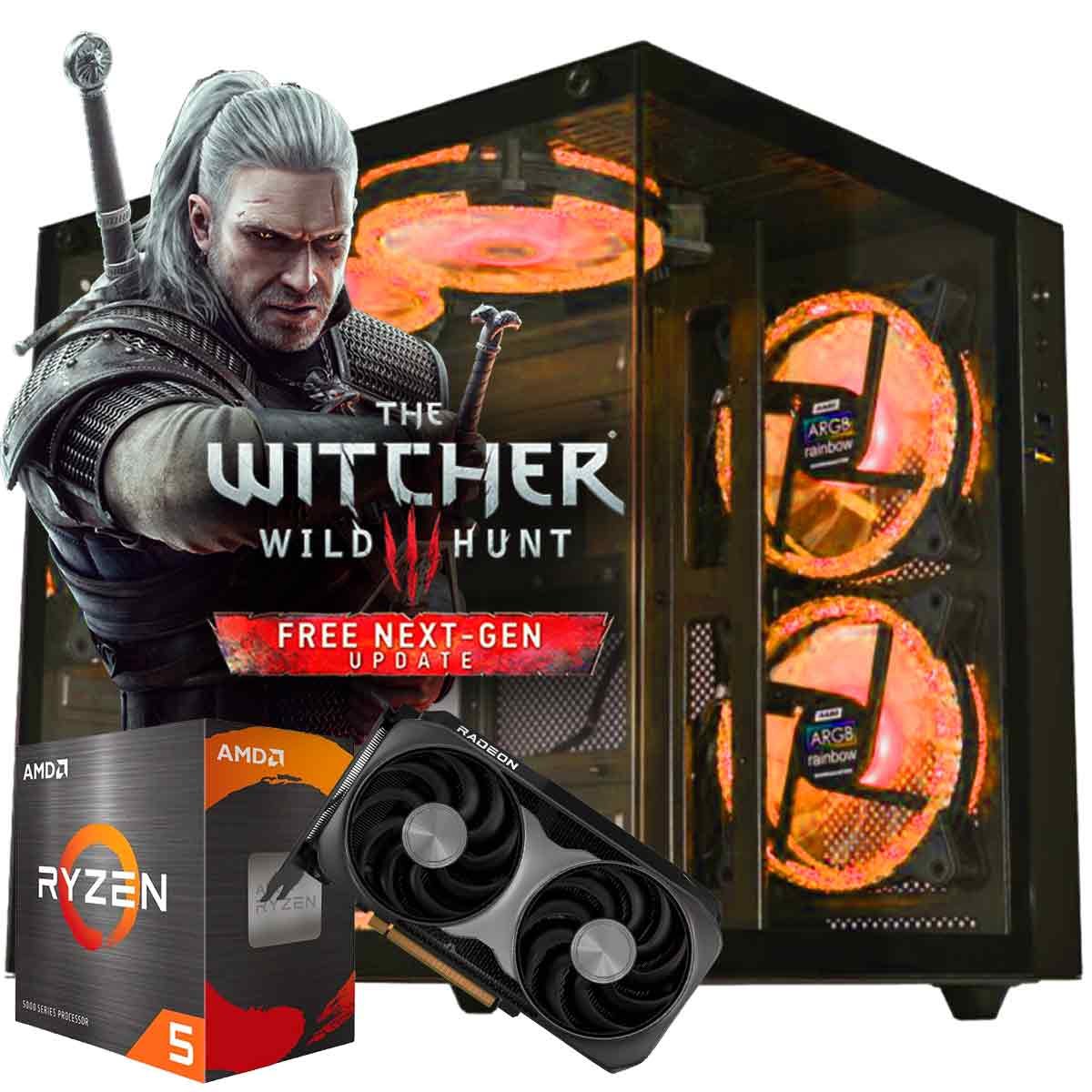 PC Gamer para The Witcher 3 (Next Gen) Ryzen 5 5600xt, Rx 9060 8GB, Ram ...