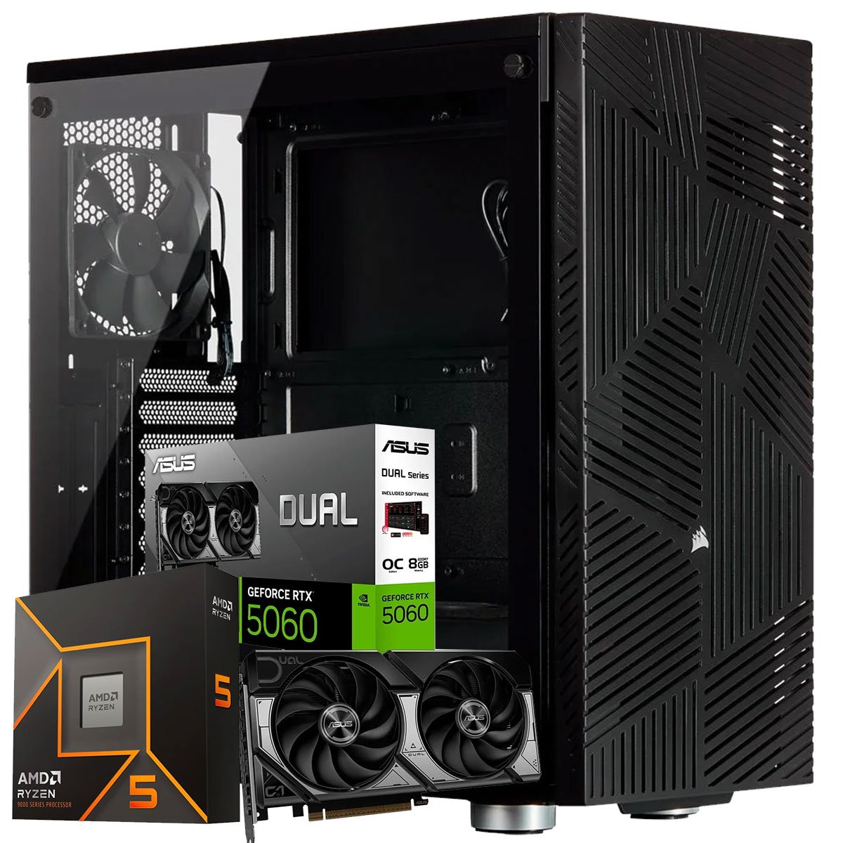 PC para Revit e Sketchup – Ryzen 5 9600X, RTX 5060 8GB, Ram DDR5