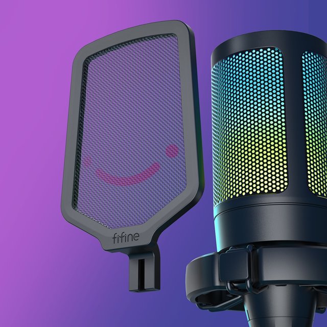 Microfone Usb Condenser para PS4, Pc, Ps5, Xbox, RGB | 4Gamers