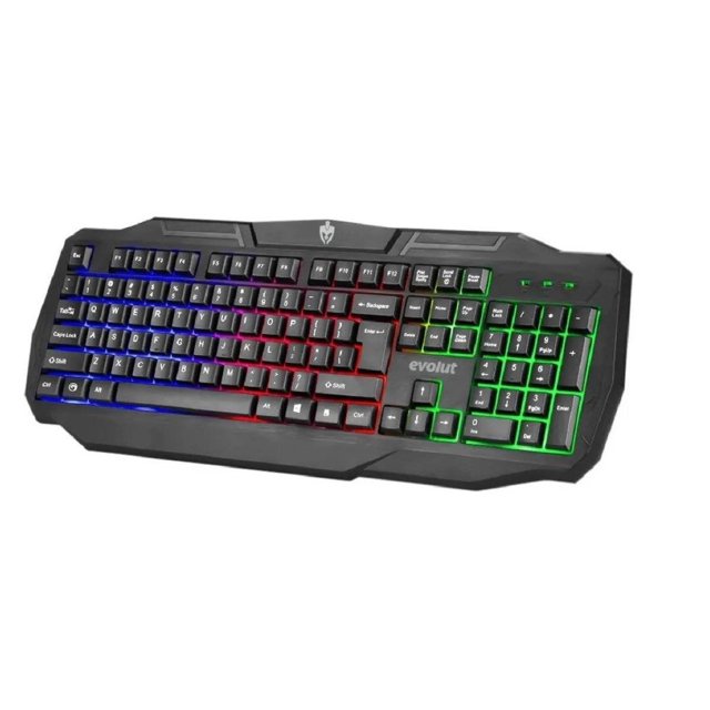 Teclado Gamer RGB Barato Colorido Freefire Fortnite Roblox Pubg GTA RP Fivem Evolut Ranger