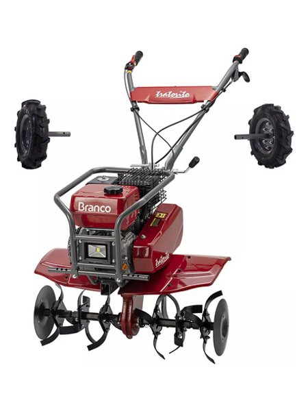 Motocultivador Tratorito 7.5cv 3m Branco + Plantadeira | AGRO7MAX