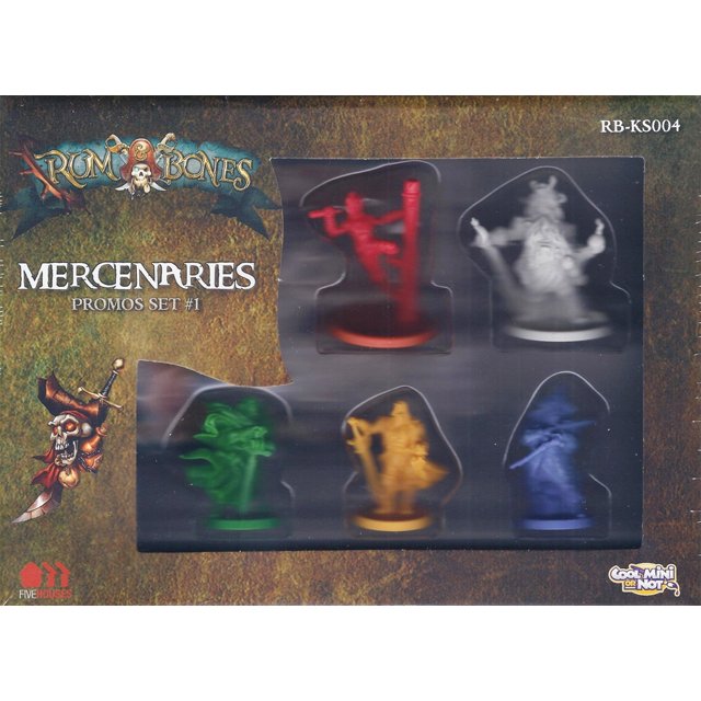 DREADMERE Mercenaries - 3 Miniaturas De Fantasía Sin Pintar Para Juegos De Rol Y Guerra | Escala 25 Mm
