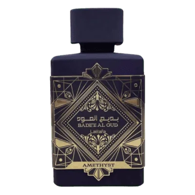 Perfumes Árabes Masculinos com Alta Fixação 7 Badee Al Oud Amethyst Lattafa 100 ml perfume árabe