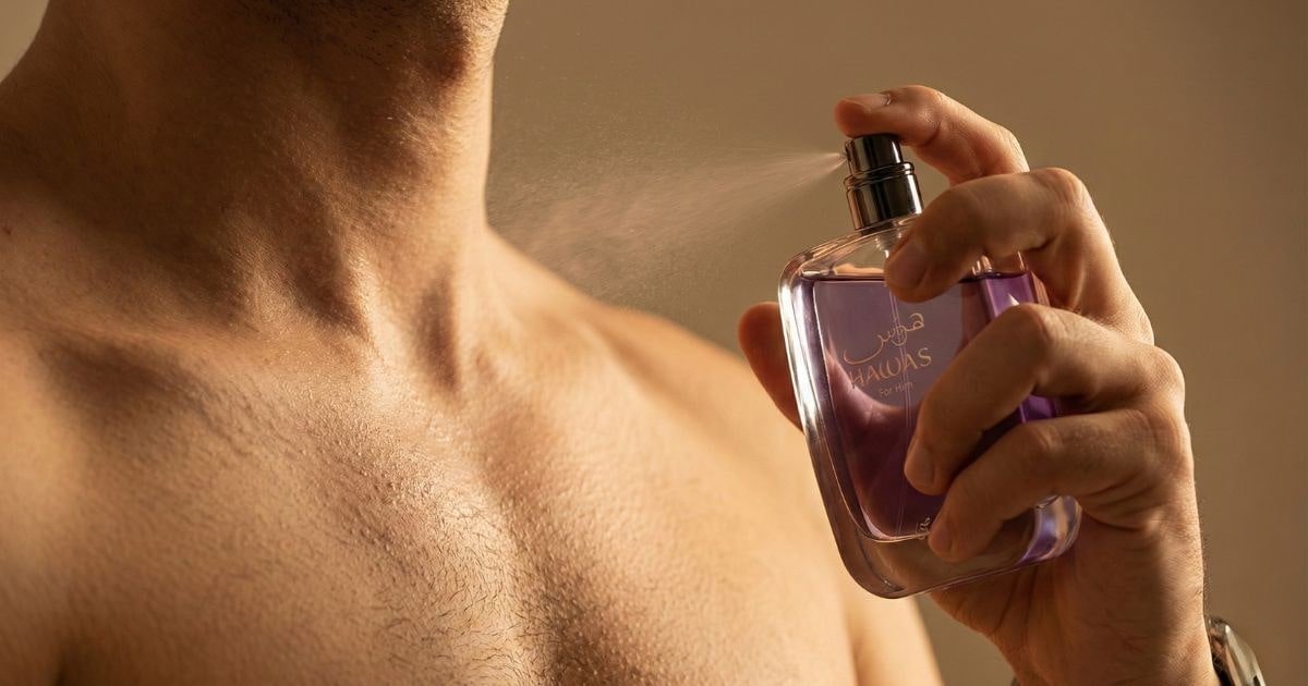 Onde aplicar perfume no pescoço para potencializar a fixação em ponto de calor