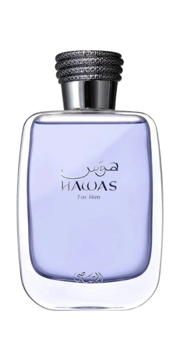 Perfumes Árabes Masculinos com Alta Fixação 4 Rasasi Hawas for Him 100 ml perfume árabe masculino