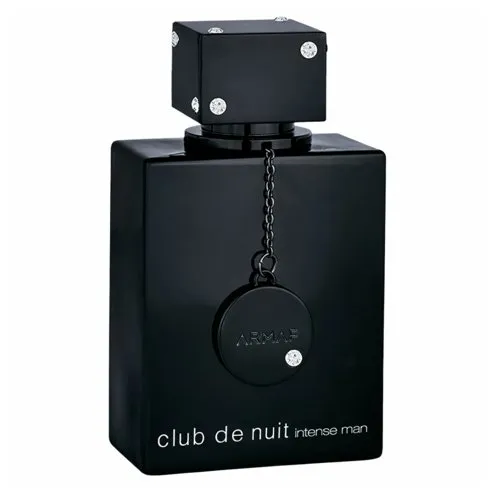 Frasco do Armaf Club de Nuit Intense Man 105ml, perfume árabe cítrico esfumaçado