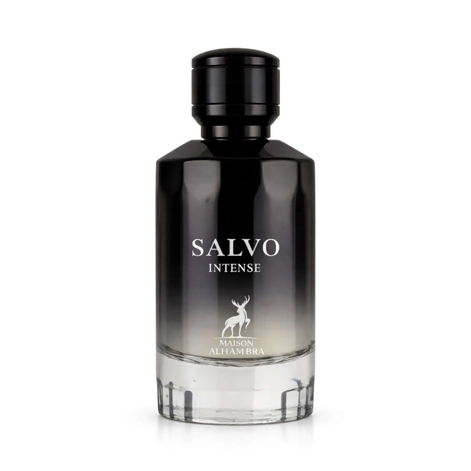 Frasco de Salvo Intense, Maison Alhambra, Eau de Parfum masculino 100ml, Ambar Perfumes