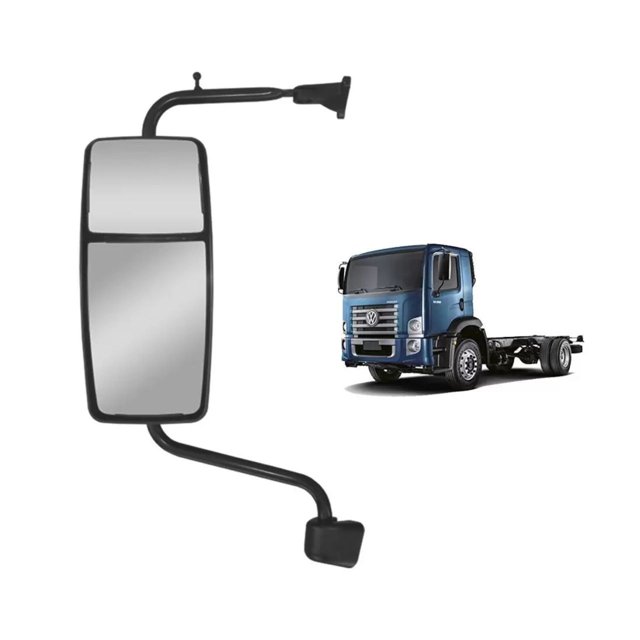 Conjunto Espelho Retrovisor Volkswagen Constellation 2012 até 2021 - Bifocal