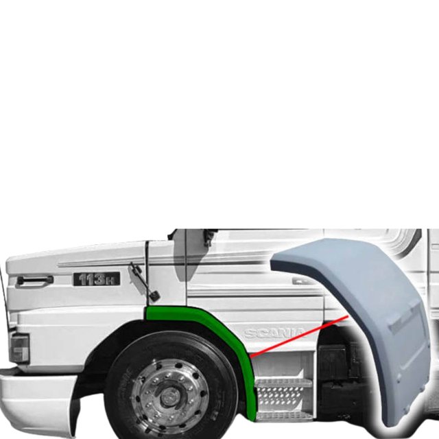 Feux De Gabarit Cabine Scania 112/113 - 2 Pièces Rouge/Blanc 24V - Remplacent 301843/301844 - 3