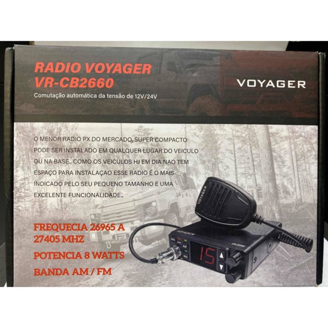 Rádio PX Voyager VR-CB2660 12/24V