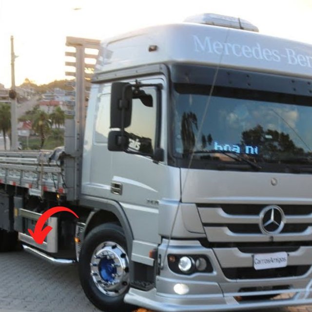 Escapamento Cromado Mercedes-benz Atego 2012 a 2020 Euro 5 Lado Direito
