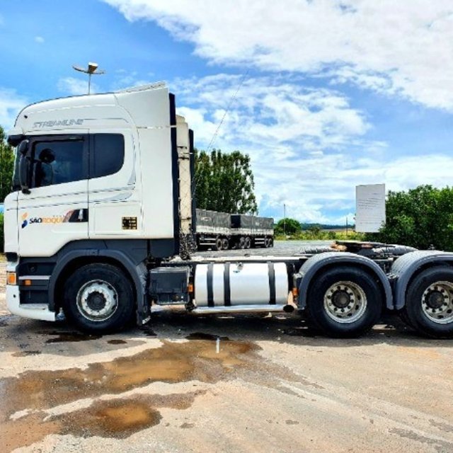 Escapamento Cromado Scania 2018 R450 R510 Euro 5 Lado Esquerdo