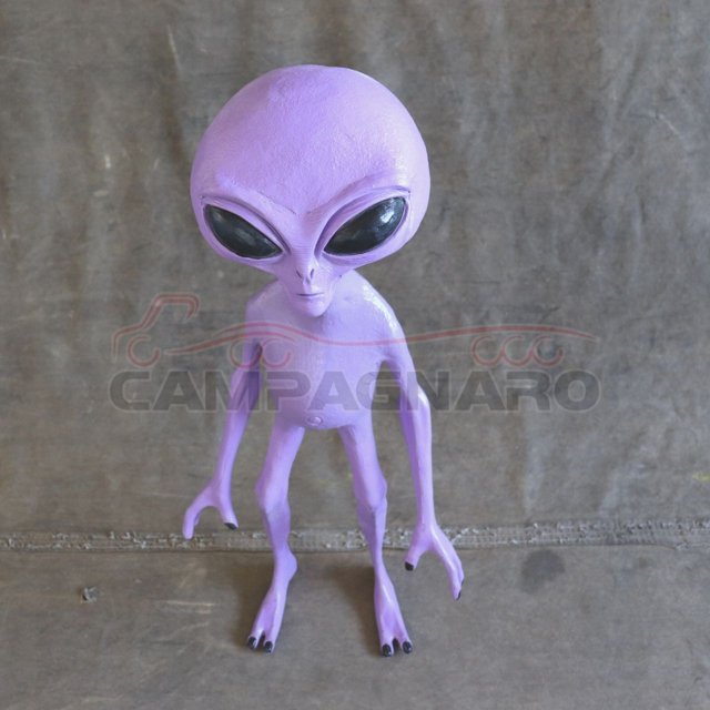 Boneco Alienígena ET 80 cm (Roxo)
