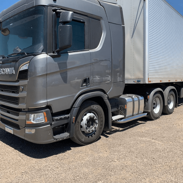 Escapamento Cromado Scania NTG 2019 Lado Esquerdo