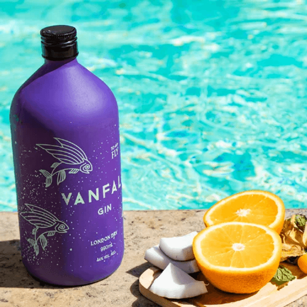 Gin Vanfall 990ml | London Dry com Tangerina | Vanfall Destilaria