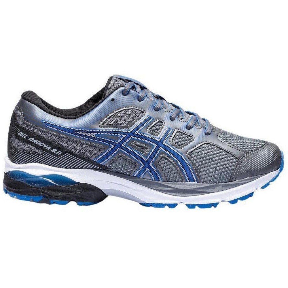 Tênis Asics Gel Nagoya 3 Masculino Cinza e Azul | Lauri Esporte