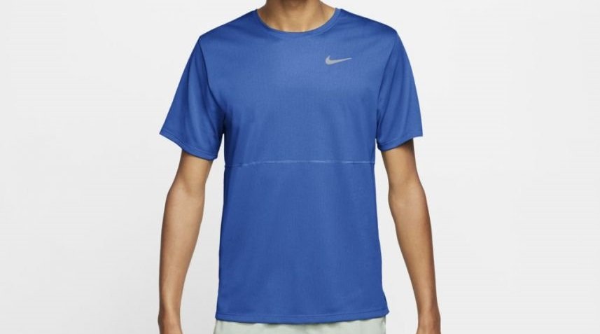 camiseta nike masculina azul