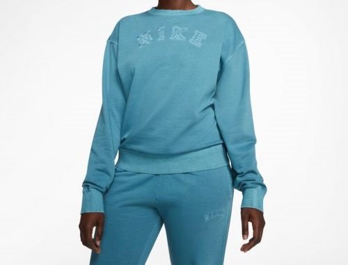 nike moletom com capuz women blue