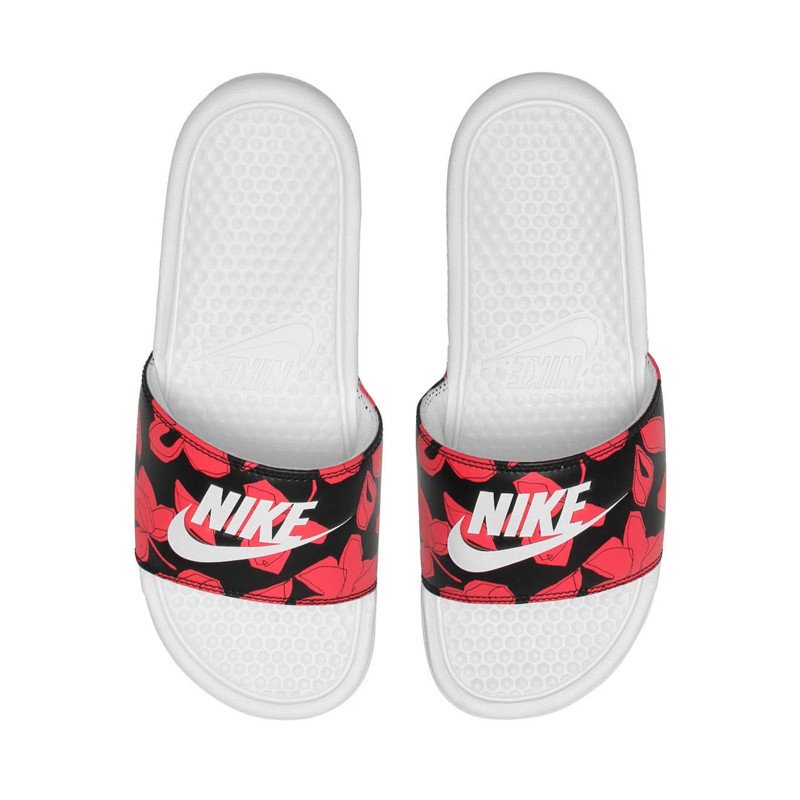 Nike Benassi Jdi Branco E Vermelho | Lauri