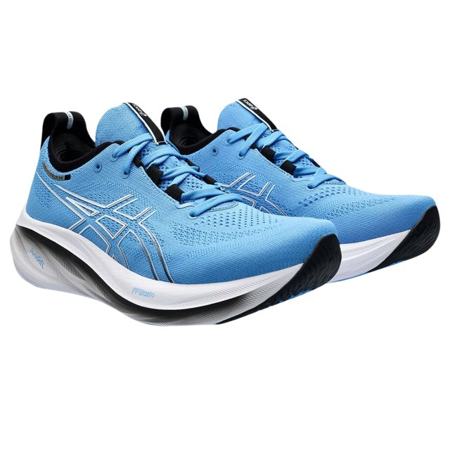 Tênis Asics Gel Nimbus 25 - Masculino - Cinza e Azul Running Speed