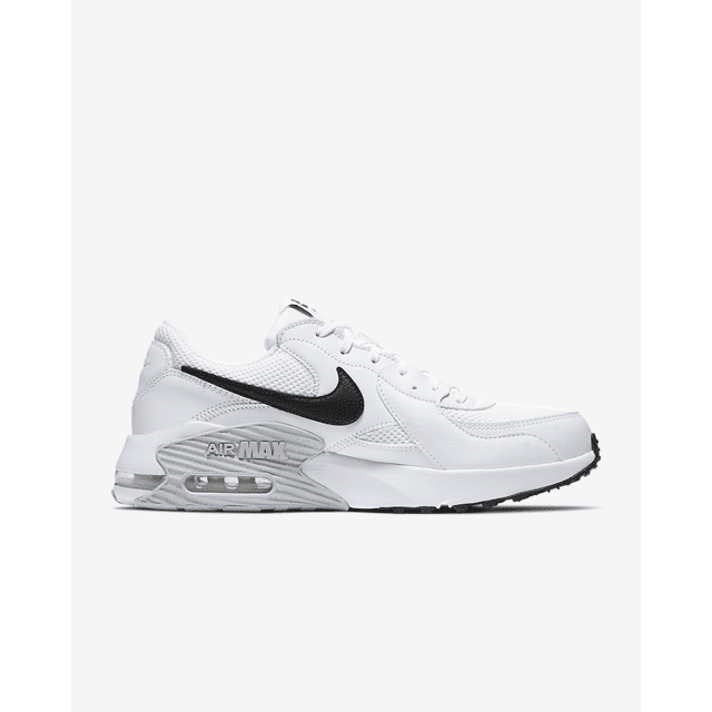 tenis nike air branco e preto