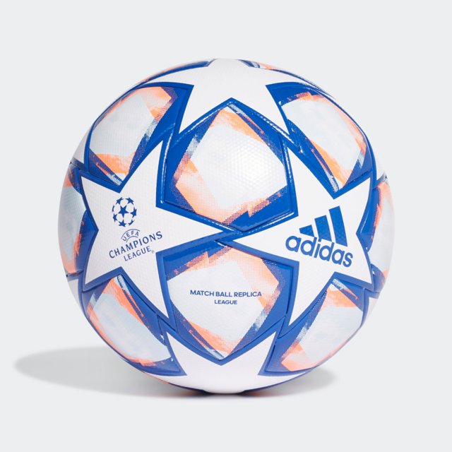 bola adidas branca e azul