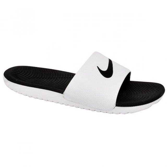 chinelo da nike branco e preto