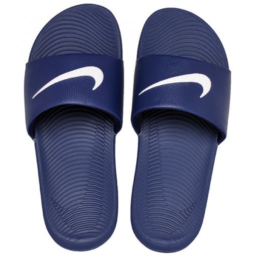 Chinelo nike store branco e azul