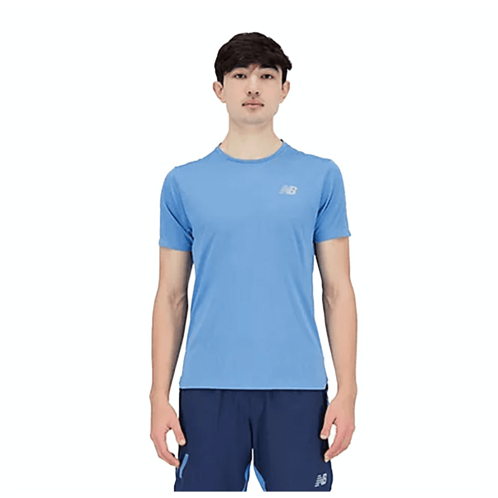 Camiseta New Balance Impact Run Masculina Azul