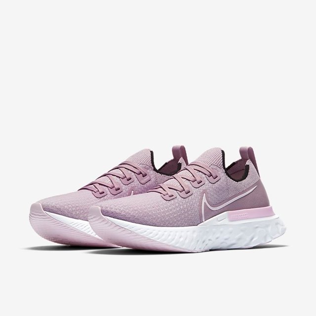 tênis nike react infinity run flyknit feminino branco