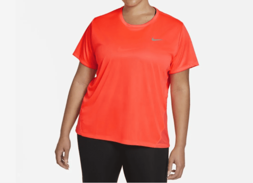 camiseta nike laranja