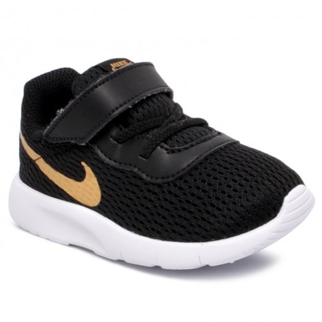 nike infantil preto e dourado