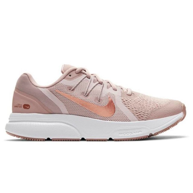 Tênis Feminino Nike Zoom Span Rose e Ouro Lauri Esporte