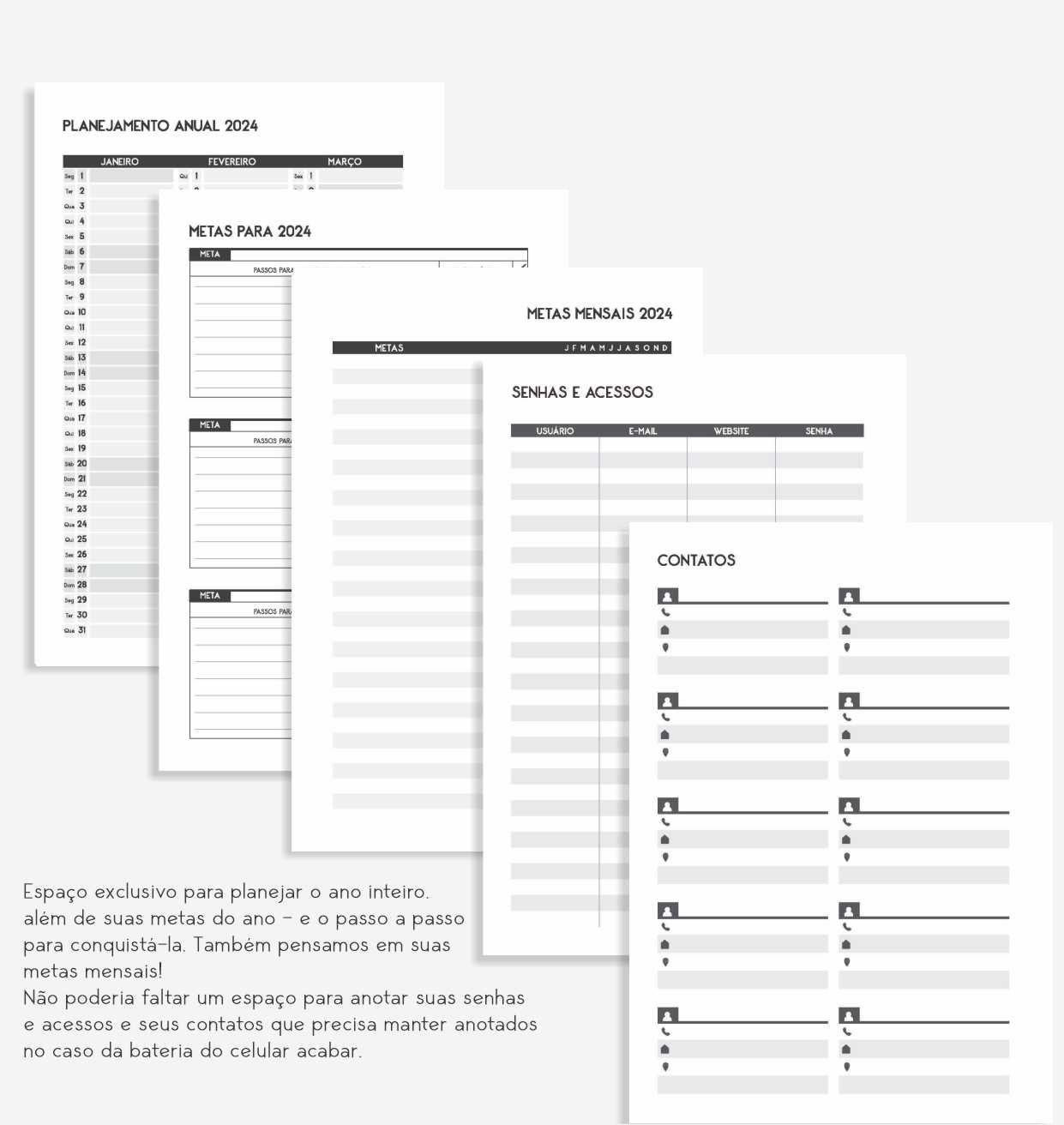 Planner Jurídico 2025 Personalizado Para Advogados & Advogadas Iza