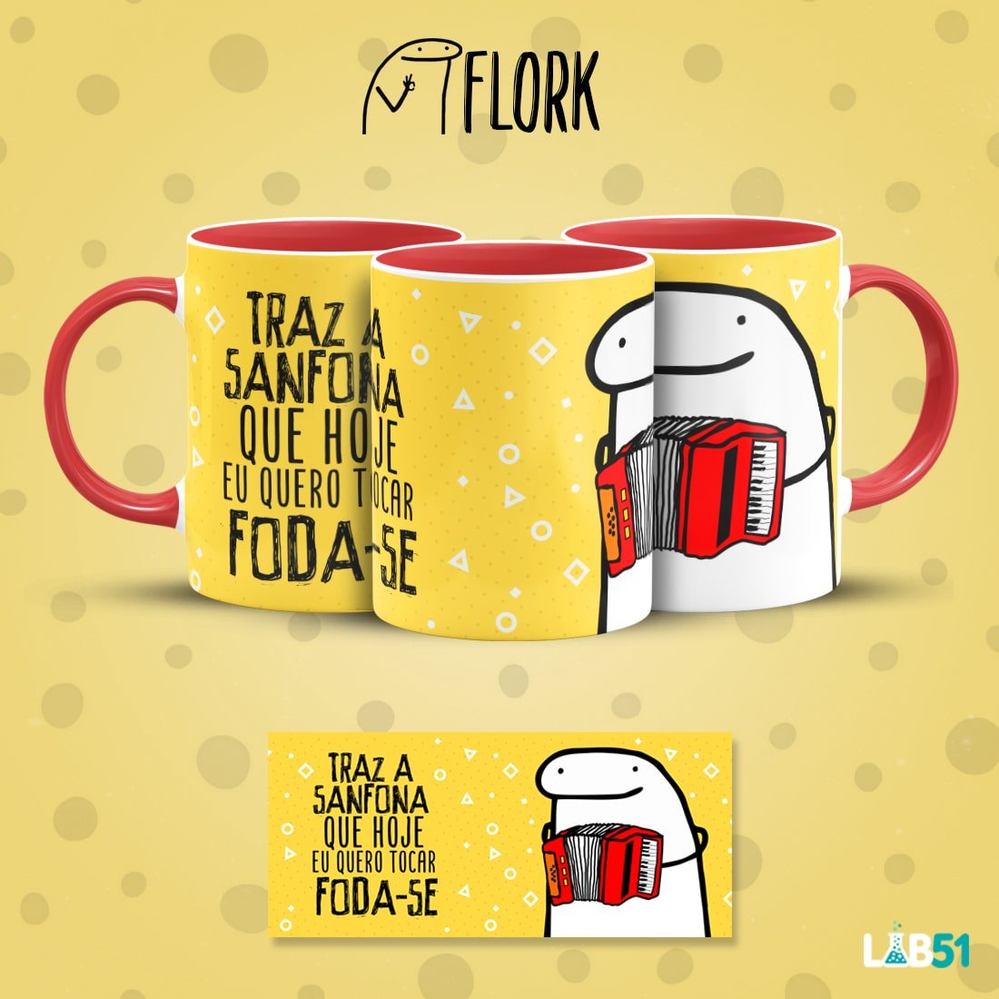 Caneca Flork Professora De Biologia Flork Meme