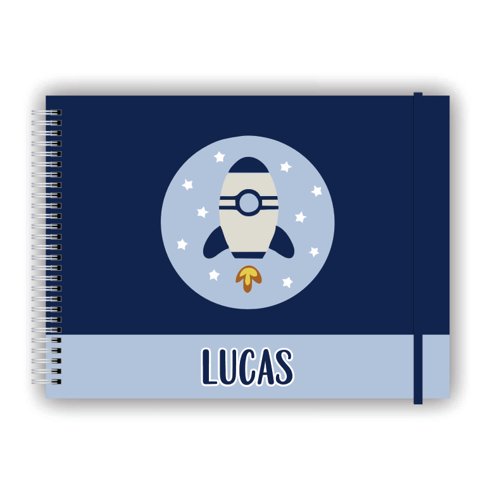 Caderno de Desenho Macaco SKIP HOP - Personalizado