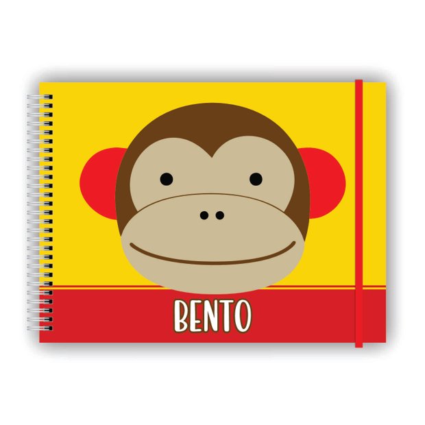 Caderno de Desenho Macaco SKIP HOP - Personalizado