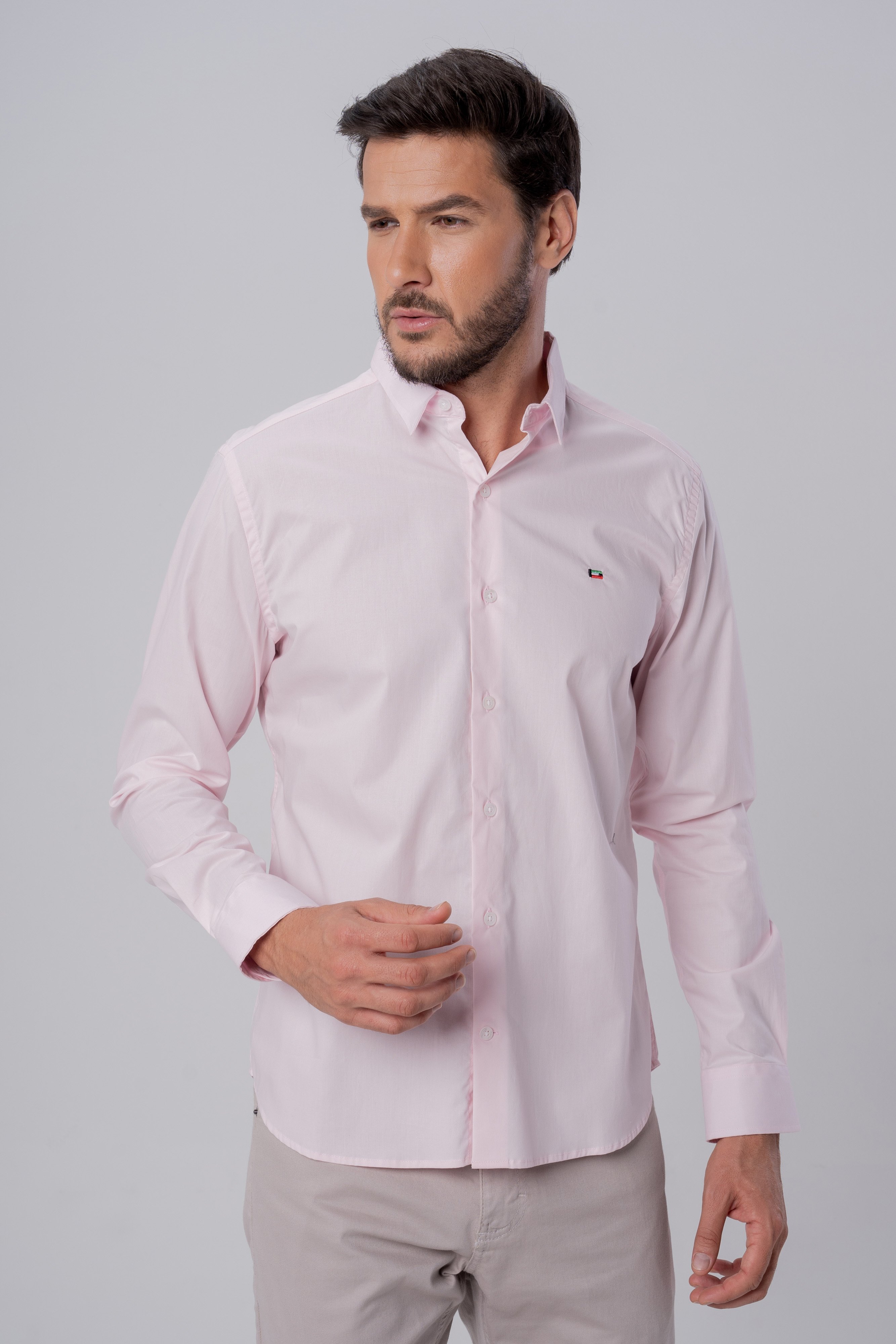 Camisa Básica Manga Longa Super Slim Enzo Milano | Enzo Milano
