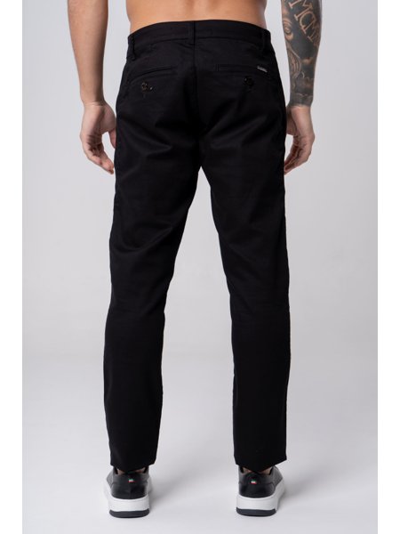 Calça Brack Jeans Cargo Lines Preto