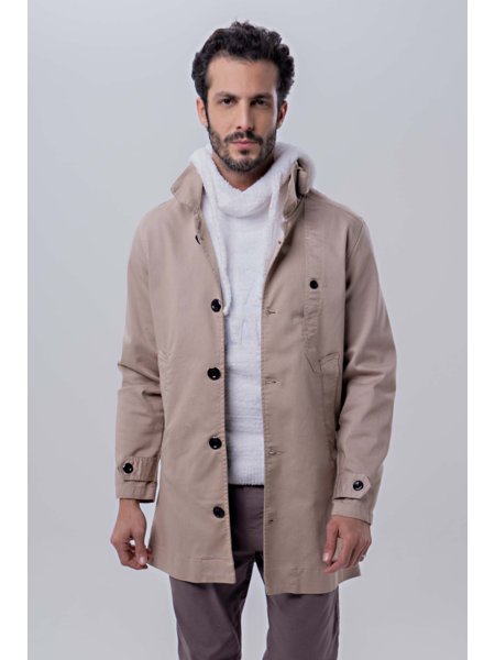 Trench Sobretudo Lã Masculino Casaco Trench Coat Masculino