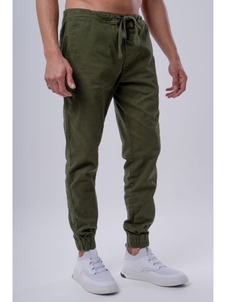 Jogger Cargo Calça Jogger Verde Militar Masculina Cargo Preta