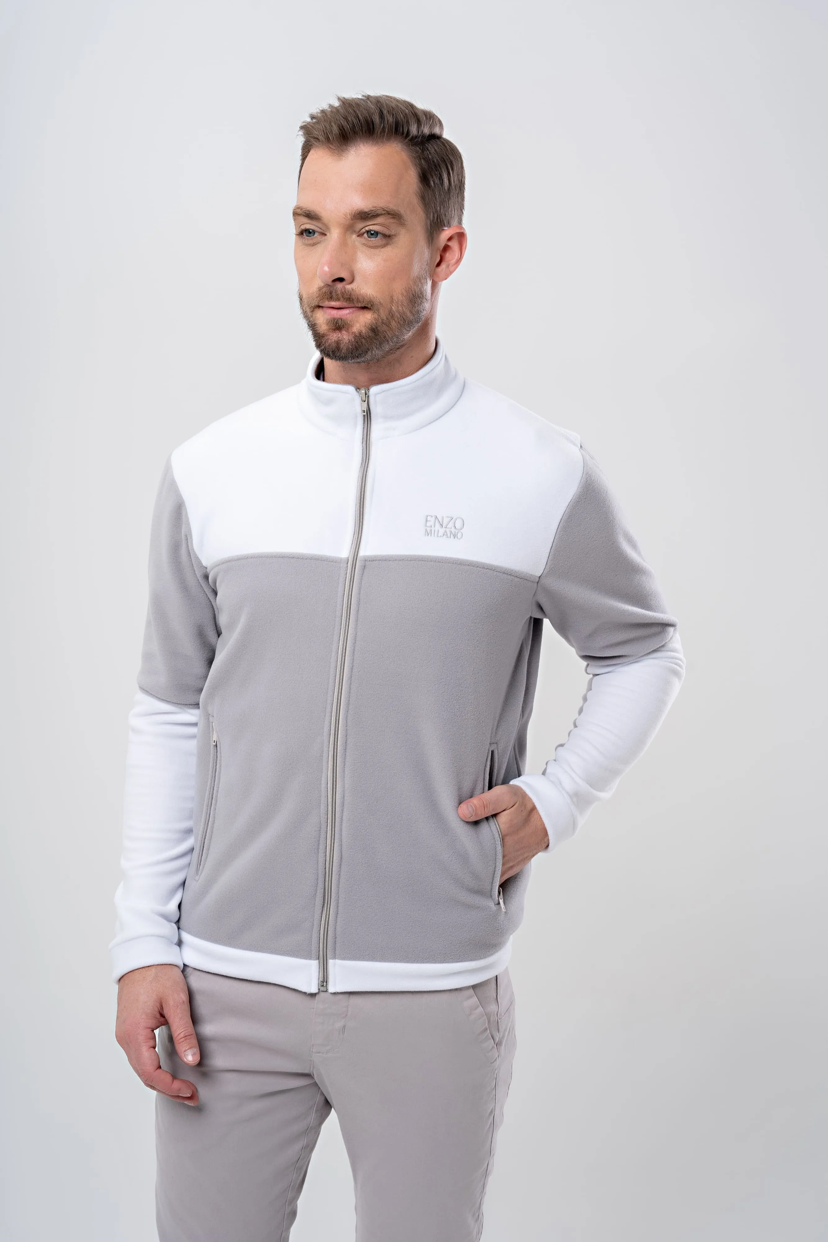 Fleece Jaqueta Bicolor Enzo Milano | Enzo Milano